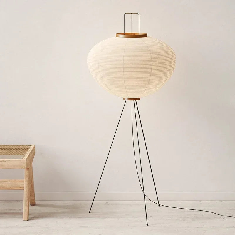 Noguchi Akari Floor Lamp Rice Paper | Japandi Standing Light